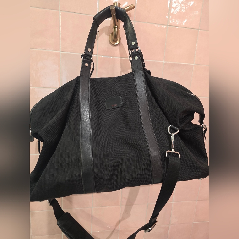 Large Black Tumi Duffle Bag